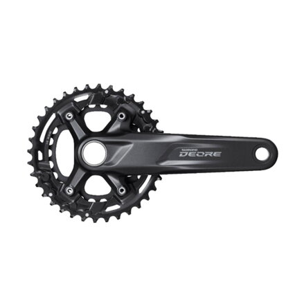 SHIMANO Center Deore FC-M5100 175mm 36/26z. 11-k. črn dvodelni brez ležajev