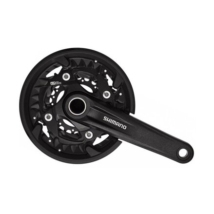 SHIMANO Center FC-MT500 175mm 40/30/22z. 10-k. dvodelna črna brez pokrova