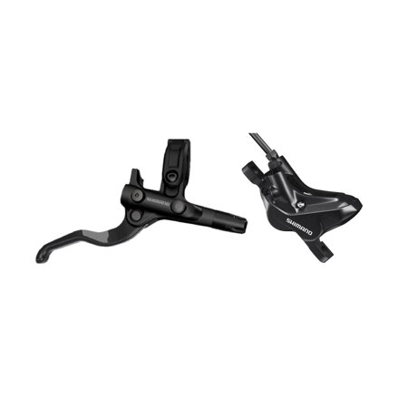 SHIMANO Hidravlična zavora E-MT420 BL-MT4100/BR-MT420 zadnji črni nosilec na stebriček 1700 mm cev + plošča. D03S