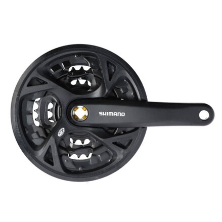 SHIMANO Center Acera FC-M371 175mm 48/36/26z. 9-k. črna s kvadratnim pokrovom