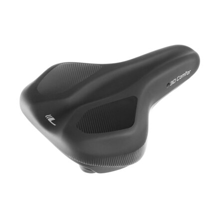 LONGUS Sedlo 3D COMFOR XL spominska pena črna