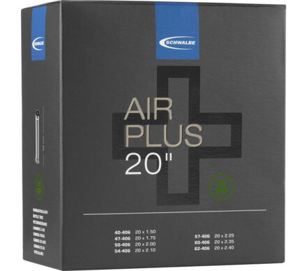 SCHWALBE Zračnica AIR PLUS AV7AP (40/62-406) 40mm 220g