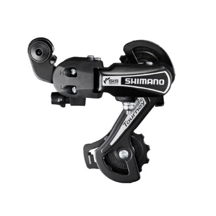 SHIMANO Menjalnik Tourney RD-TY21 SS 6-k. brez kljuke črne barve