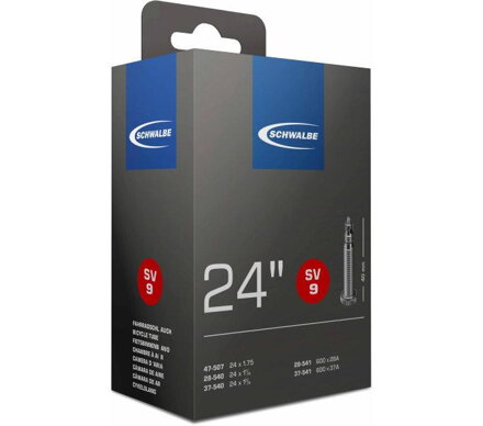 SCHWALBE Zračnica SV9 24 28/47-507/541 EK 40mm 130g