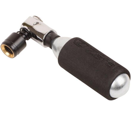 ZÉFAL Črpalka EZ BIG SHOT CO2 črna/srebrna +16g