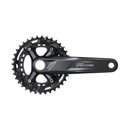 SHIMANO Center Deore FC-M5100 175mm 36/26z. 11-k. črn dvodelni brez ležajev
