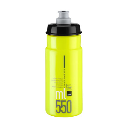 ELITE Steklenica JET 550 rumeno črn logotip