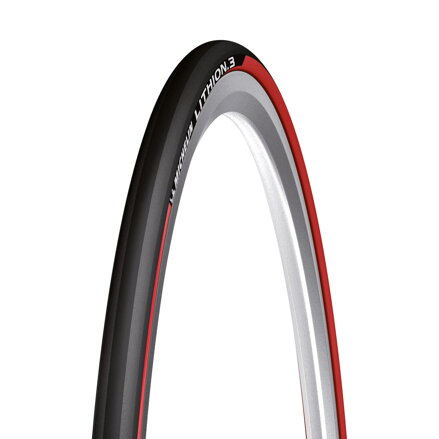 MICHELIN Pnevmatika LITHION3 700x23C (23-622) 60TPI 225g rdeč pas zložljiva