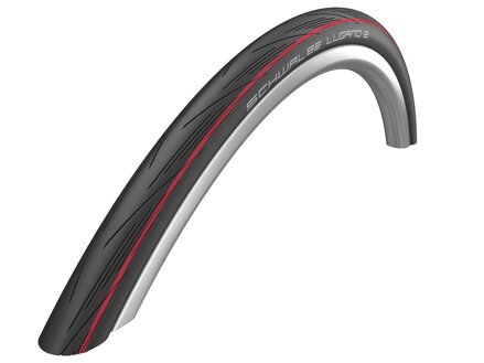 SCHWALBE Guma LUGANO II (25-622) 700x25C Active 50EPI K-Guard 365g Red belt