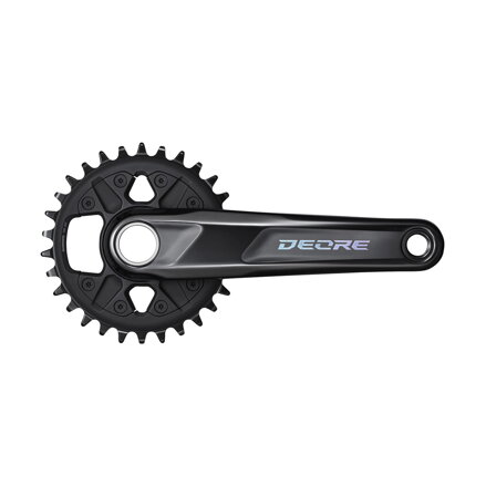 SHIMANO Middle Deore FC-M6100 170mm 30z. 12-k. črn dvodelni brez ležajev