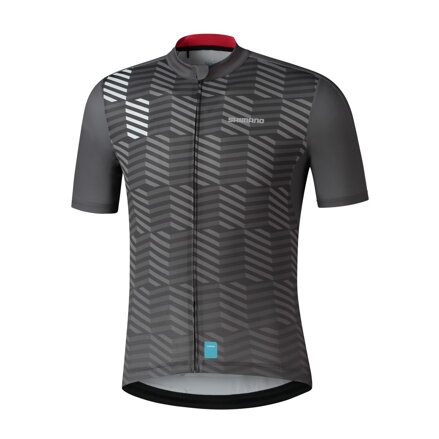 SHIMANO Jersey AEROLITE temno siva