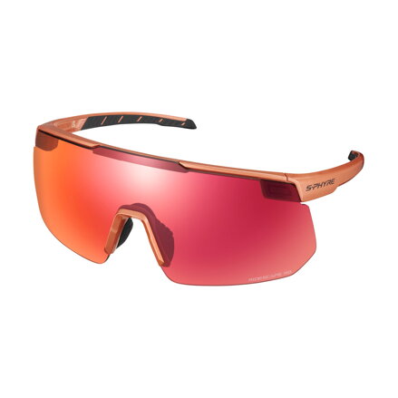 SHIMANO Goggles S-PHYRE2 kovinsko oranžna Ridescape Road