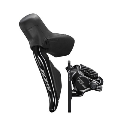 SHIMANO Dual control 105 komplet ST-R7170/BR-R7170 levi 2-prej. Di2 menjalnik/hidravlične zavore