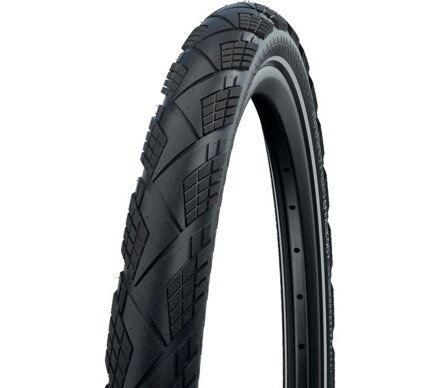 SCHWALBE Guma MARATHON EFFICIENCY (40-622) 28x1.50 700x38C Evolution 67EPI V-Guard 530g Black reflex Race