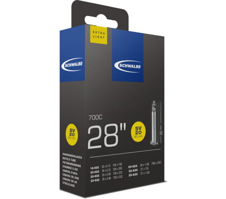 SCHWALBE Cev SV20 700x18/25C FV 60mm (18/25-622) 65g Exlight