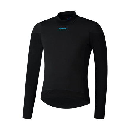 SHIMANO majica s kratkimi rokavi BEAUFORT LONG BASE LAYER črna