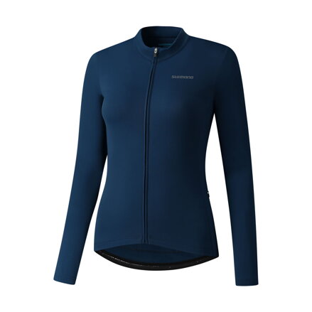 SHIMANO Ženska majica KAEDE THERMAL LONG modra