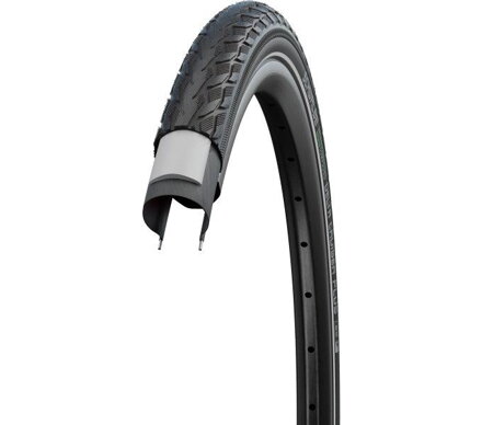 SCHWALBE Pnevmatika DELTA CRUISER PLUS (37-622) 28x1.40 700x35C Active 50EPI PunctureGuard 775g Reflex Green