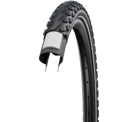 SCHWALBE Guma LAND CRUISER PLUS (42-622) 28x1.60 700x40C Active 50EPI PunctureGuard 890g Reflex Green
