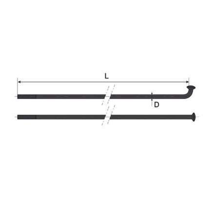 MACH1 Spice Inox Plus 2/262 črna OEM 10 kos
