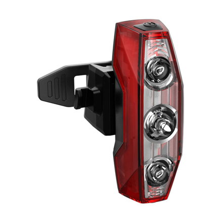 LONGUS SHIP zadnja luč 5LED 5f USB, 50lm, črna
