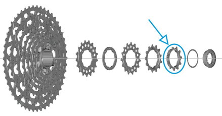 Zobnik SHIMANO 11z. za CS-LG700 Linkglide Zobnik SHIMANO 11z. za CS-LG700 Linkglide