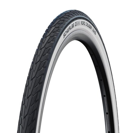 SCHWALBE Pnevmatika ROAD CRUISER (42-622) 28x1.60 700x40C Active 50EPI K-Guard 705g White side reflex Green