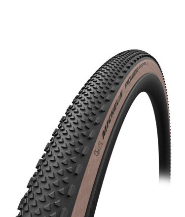 MICHELIN Guma POWER GRAVEL 700x35C (35-622) 3x120TPI 415g rjava