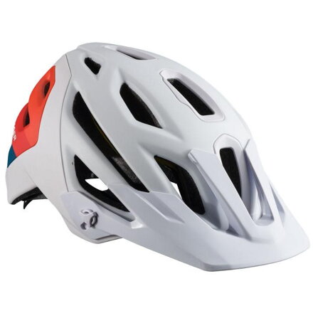 Čelada Bontrager Lithos MIPS bela/oranžna