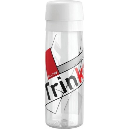 TRINKA steklenica 700ml prozorna/rdeča