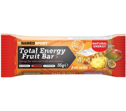 Energijska ploščica Total Energy NamedSport mešanica rumenega sadja 35g