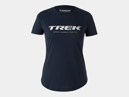 Bontrager ženska majica Trek Origin Logo modra 2022
