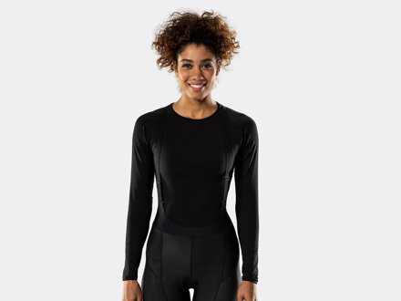 Črna srajca z dolgimi rokavi Bontrager WSD Merino