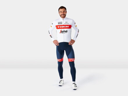 Bontrager Santini Trek Segafredo dolge hlače s podlogo modre barve
