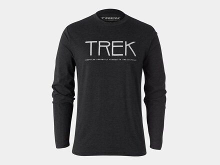 Bontrager majica Trek Stick Logo LS črna 2022