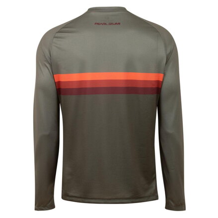 PEARL IZUMI Jersey SUMMIT LS TOP bledo olivna/sončna črta VZ21