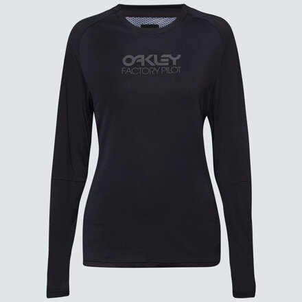 Črna majica Oakley Factory Pilot LS WSD