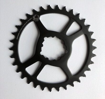 Prestavna ročica SRAM X-SYNC 2 Steel 34z Direct Mount 3mm Offset Boost Eagle Black, jeklo