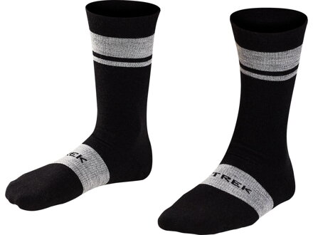 Črne nogavice Bontrager Trek Race Crew Cushioned Merino Wool