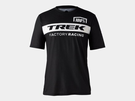 Funkcionalna majica Bontrager 100% Trek Factory Racing črna