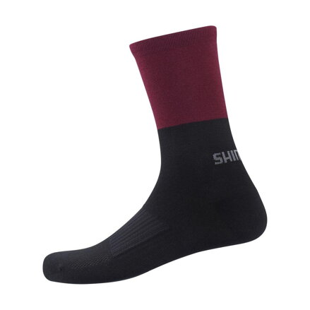 Nogavice ORIGINAL WOOL TALL črno/rdeče