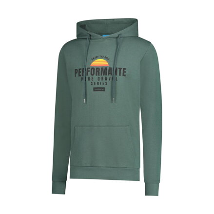 GRAFIČNI HOODIE zelen