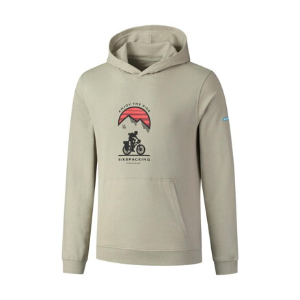 SHIMANO HOODIE zelena/rdeča