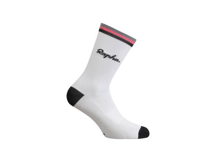 Nogavice Rapha Logo bele