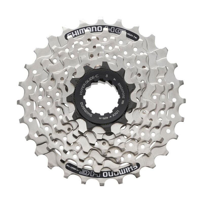 SHIMANO kaseta CS-HG41 7-kolesa 11-28z. srebro SHIMANO kaseta CS-HG41 7-kolesa 11-28z. srebro