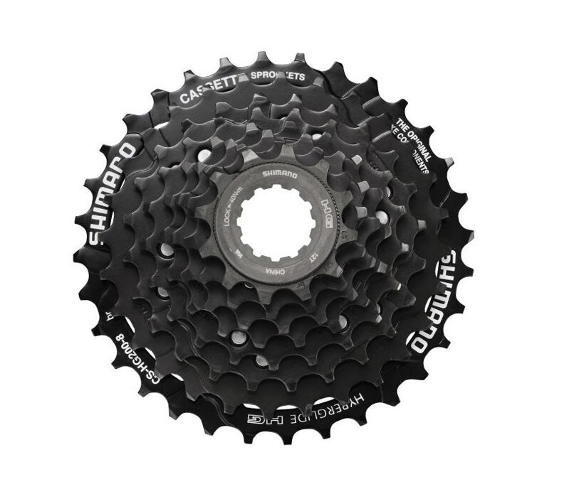 SHIMANO Cassette CS-HG200 8-kolesni 12-32z. črna SHIMANO Cassette CS-HG200 8-kolesni 12-32z. črna
