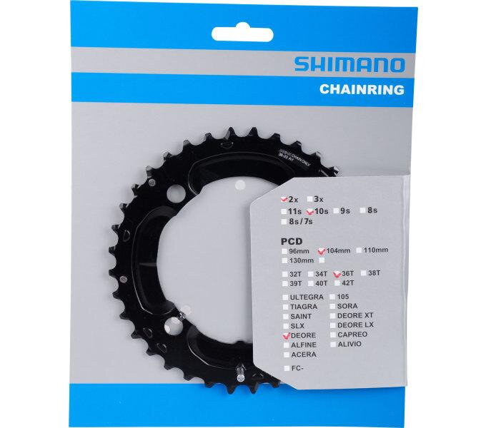 SHIMANO menjalnik 36z. FC-M617/627 DEORE za 36/22z. 104 mm SHIMANO menjalnik 36z. FC-M617/627 DEORE za 36/22z. 104 mm