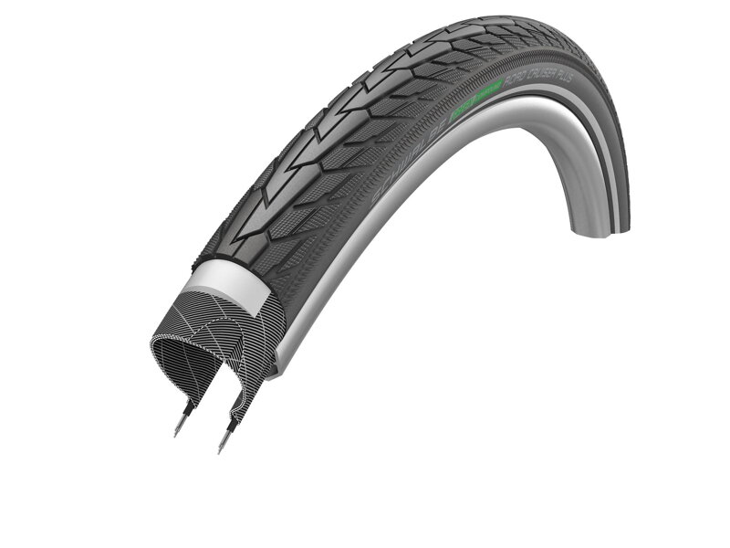 SCHWALBE Pnevmatika ROAD CRUISER PLUS (47-622) 28x1.75 Active 50EPI PunctureGuard 925g Reflex Green SCHWALBE Pnevmatika ROAD CRUISER PLUS (47-622) 28x1.75 Active 50EPI PunctureGuard 925g Reflex Green