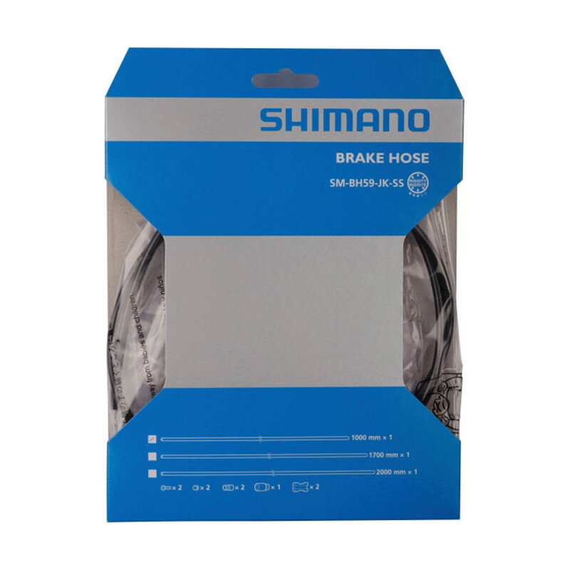 SHIMANO Hose hydraulic SM-BH59 1000mm črna M975/775/485/396/355/315 SHIMANO Hose hydraulic SM-BH59 1000mm črna M975/775/485/396/355/315