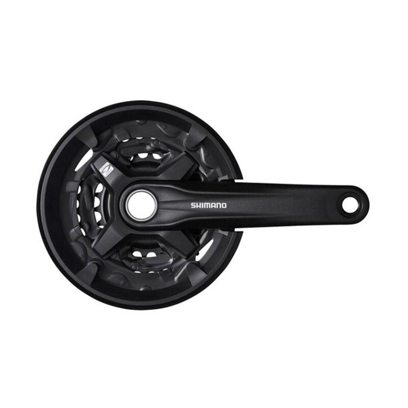 SHIMANO Middle Altus FC-MT210 175 mm 40/30/22 9-k. črna z dvodelnim pokrovom brez ležaja